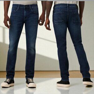 NWOT HUDSON ( 32 ) BYRON Straight Leg Jean Dark Moon Color